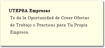 Utepsa: Bolsa de Trabajo